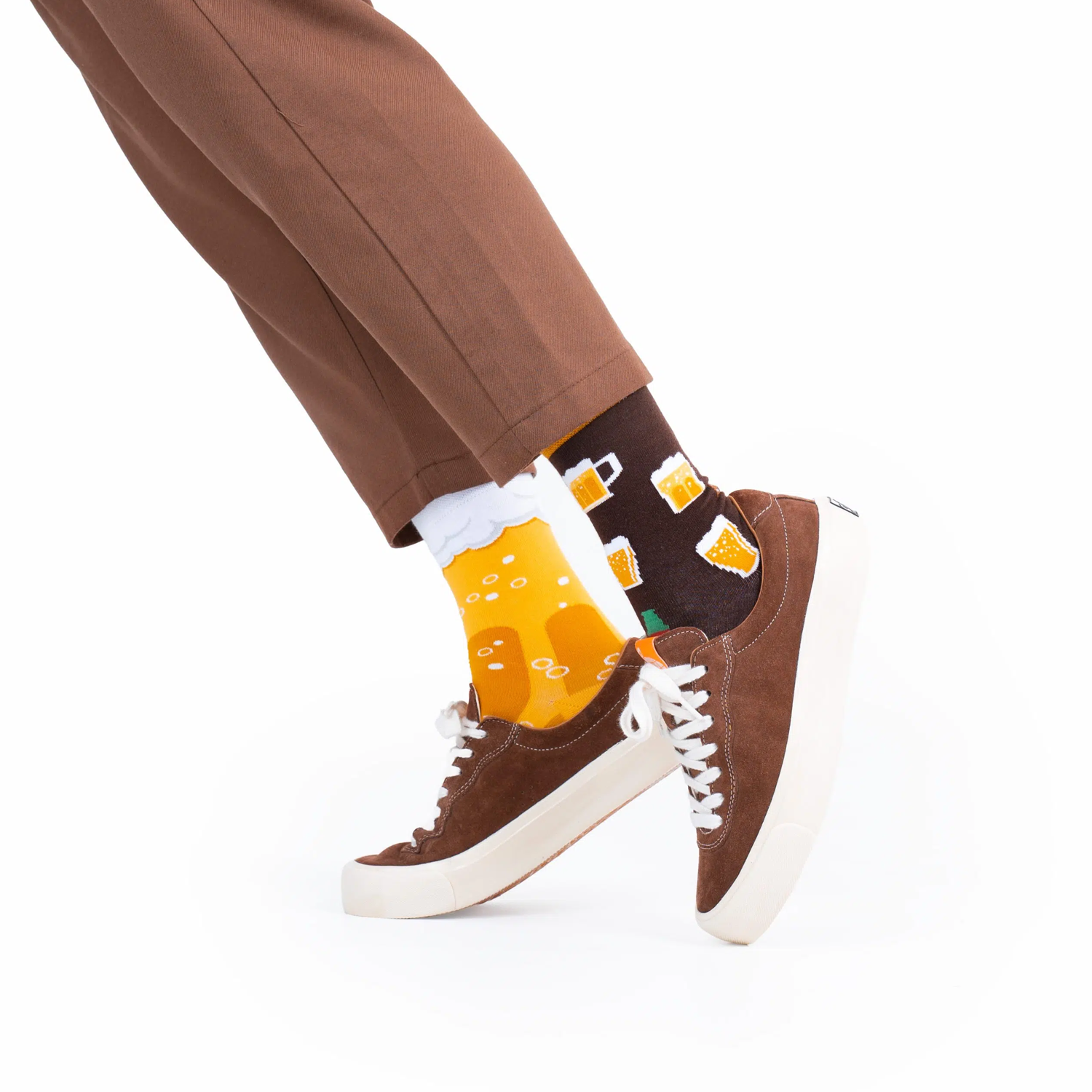 1 Paar Craft Beer Socken im Mismatched Style 43-46