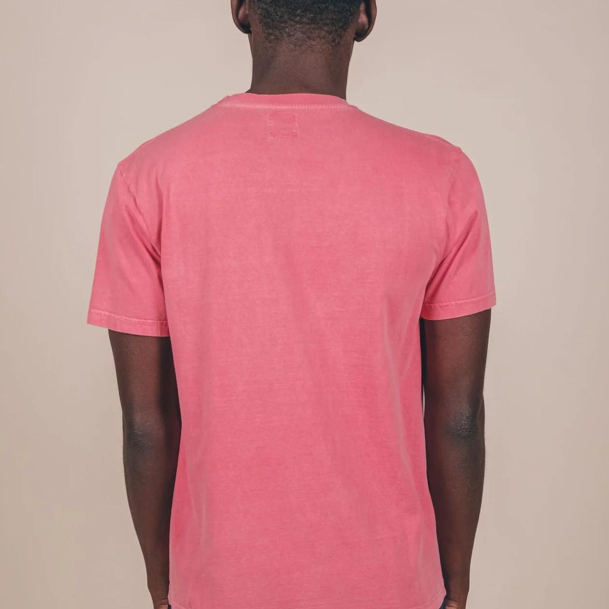 Trendsplant - Herren Organic Pigment T-Shirt  Garza Pink S